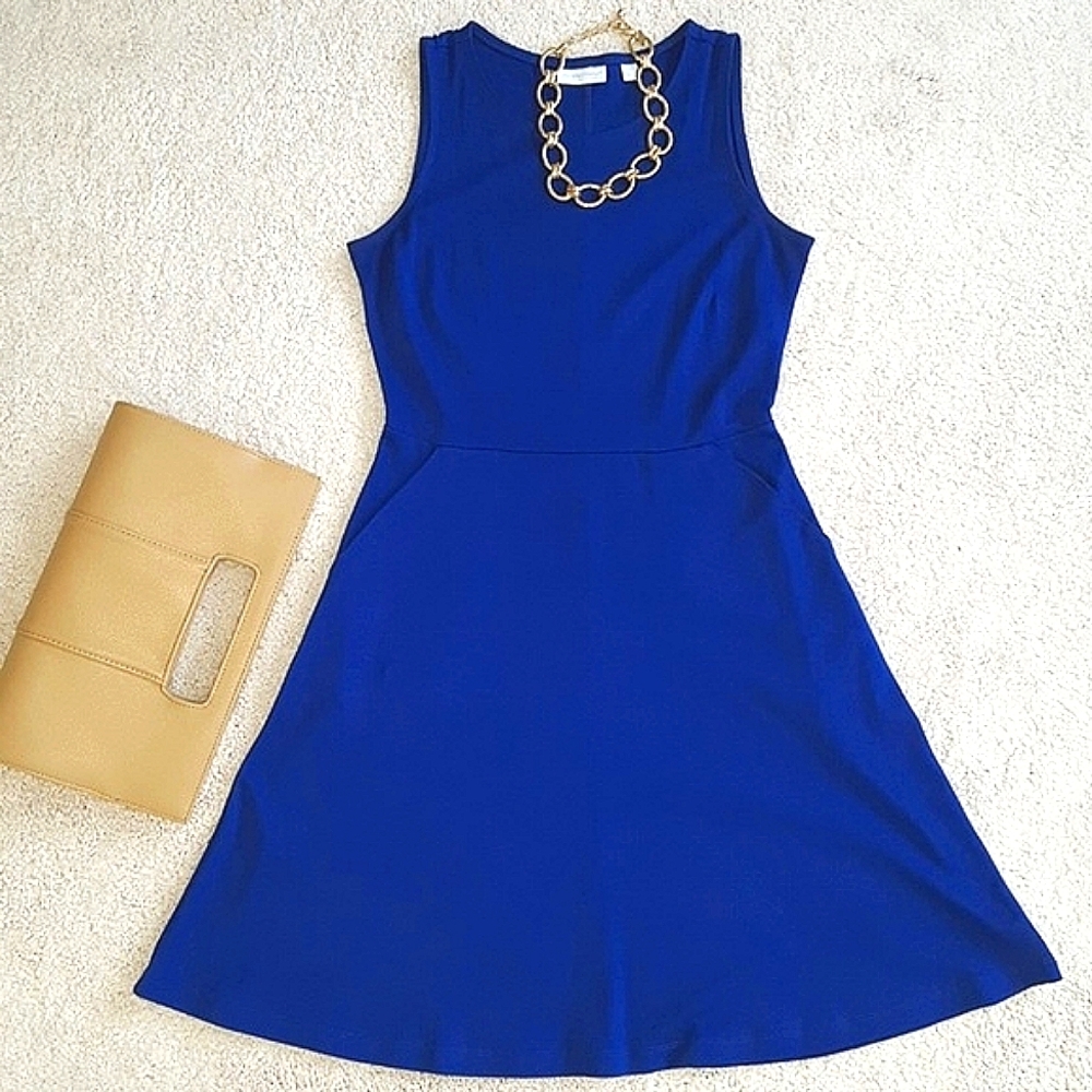 NY&Co blue dress